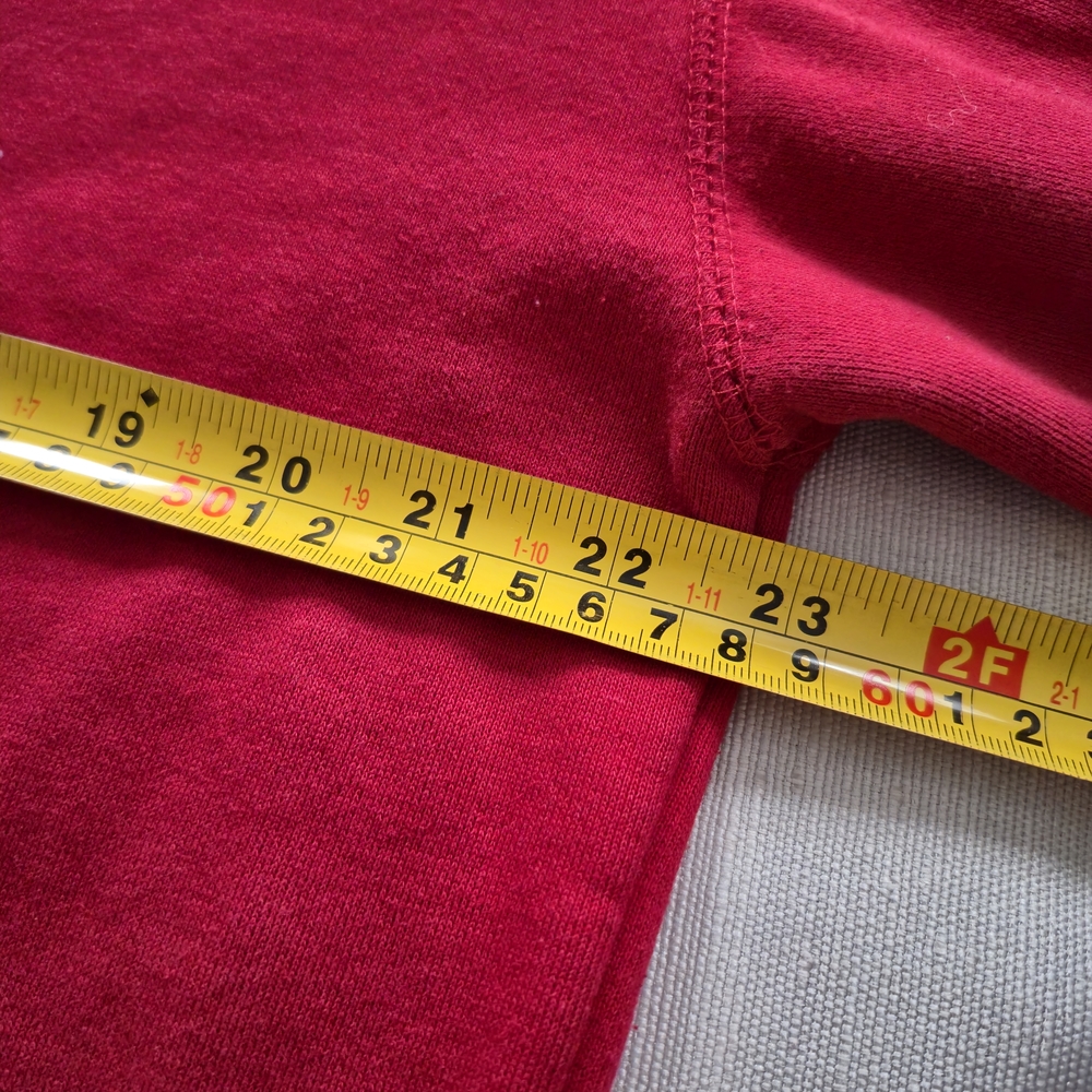 Vintage Banff Canada Red Plaid Applique Hoodie - XL, Retro Y2K - Picture 17 of 17